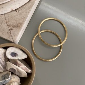 Sheila Fajl Brushed Gold Bangles